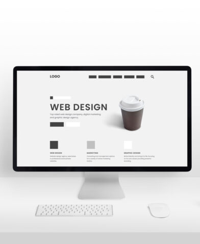 Responsive web page layout on computer, tablet and smart phone display Responsive web page layout on computer, tablet and smart phone display